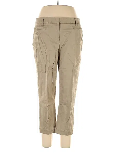 Pre-owned Lands' End Khaki Pant In Brown
