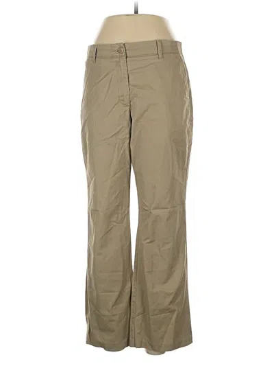 Pre-owned Lands' End Khaki Pant In Brown