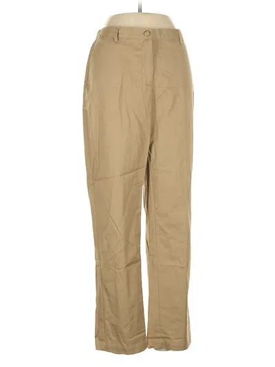 Pre-owned Lands' End Khaki Pant In Brown