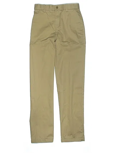 Pre-owned Lands' End Kids'  Khaki Pant In Brown