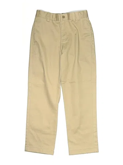 Pre-owned Lands' End Kids'  Khaki Pant In Brown