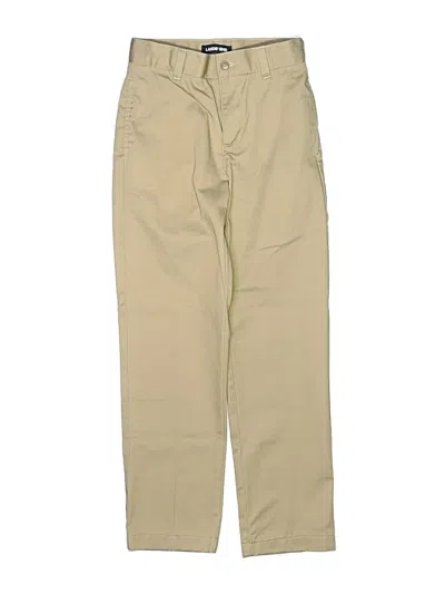 Pre-owned Lands' End Kids'  Khaki Pant In Brown