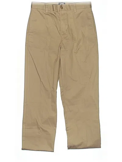 Pre-owned Lands' End Kids'  Khaki Pant In Brown