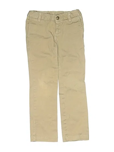 Pre-owned Lands' End Kids'  Khaki Pant In Brown