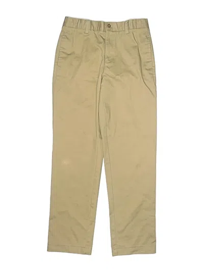 Pre-owned Lands' End Kids'  Khaki Pant In Brown