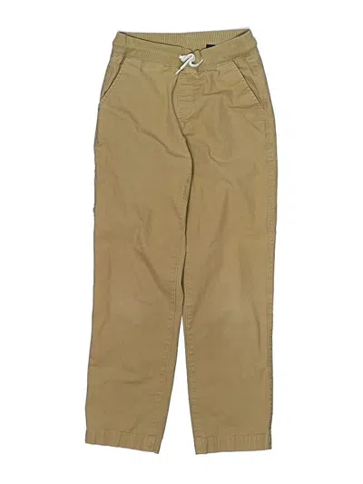 Pre-owned Lands' End Kids'  Khaki Pant In Brown