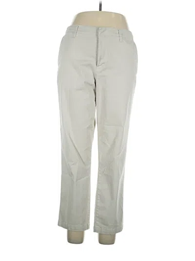 Pre-owned Lands' End Khaki Pant In Gray