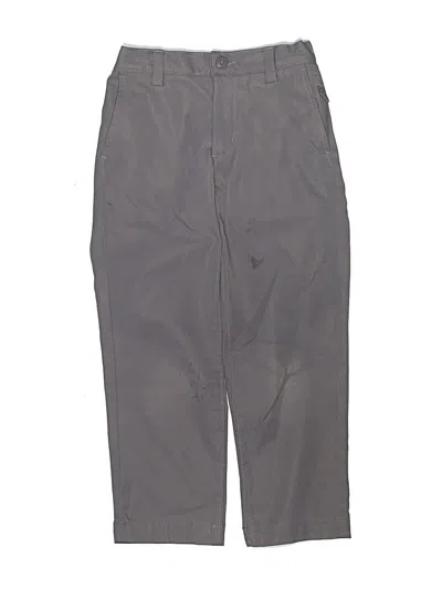 Pre-owned Lands' End Kids'  Khaki Pant In Gray