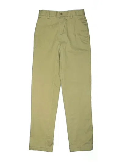 Pre-owned Lands' End Kids'  Khaki Pant In Green