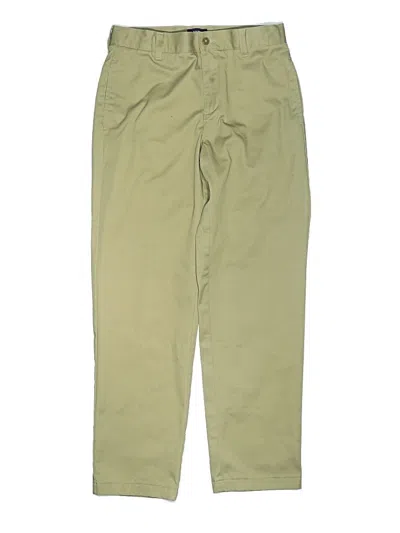Pre-owned Lands' End Kids'  Khaki Pant In Green