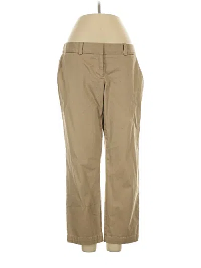Pre-owned Lands' End Khaki Pant In Tan