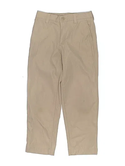 Pre-owned Lands' End Kids'  Khaki Pant In Tan