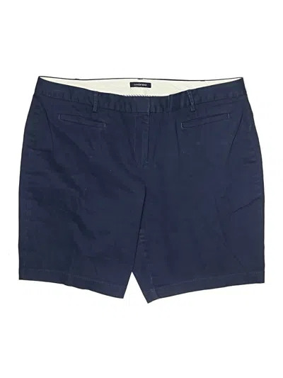 Pre-owned Lands' End Khaki Shorts In Blue