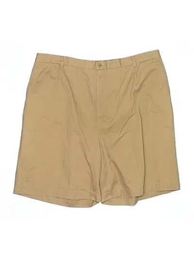 Pre-owned Lands' End Khaki Shorts In Brown