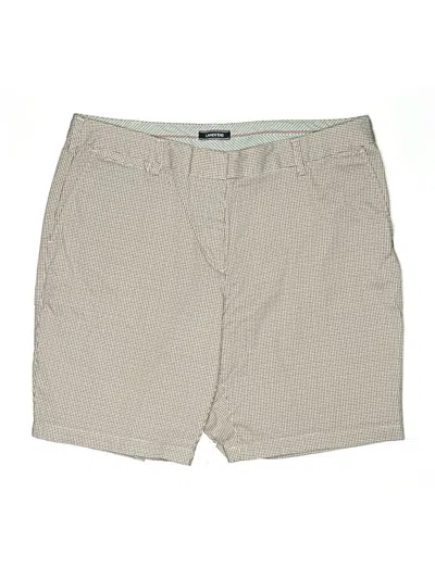 Pre-owned Lands' End Khaki Shorts In Brown