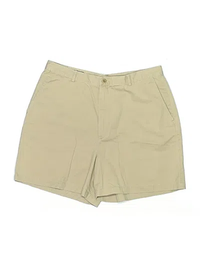 Pre-owned Lands' End Khaki Shorts In Brown