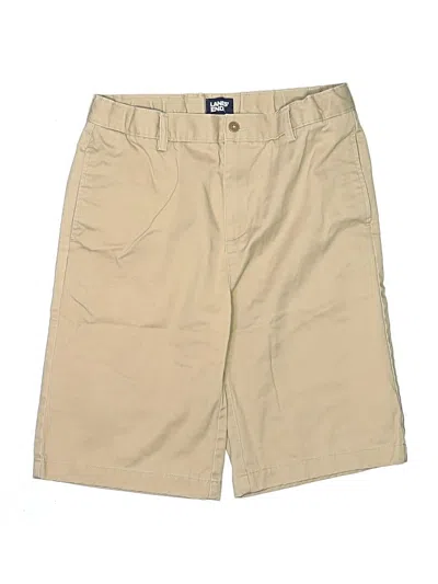 Pre-owned Lands' End Khaki Shorts In Brown