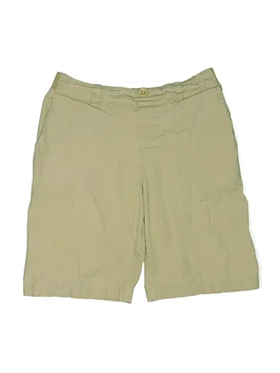 Pre-owned Lands' End Kids'  Khaki Shorts In Brown