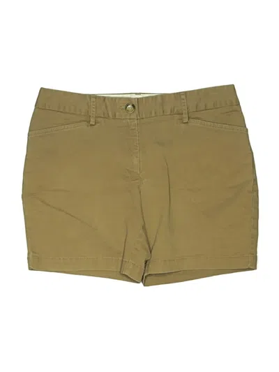 Pre-owned Lands' End Khaki Shorts In Brown