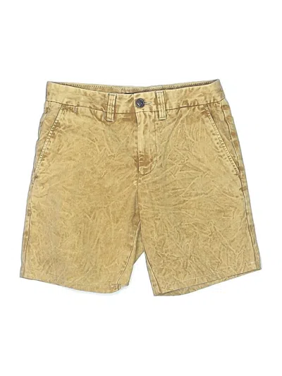Pre-owned Lands' End Khaki Shorts In Gold