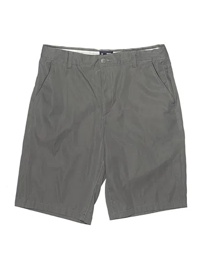 Pre-owned Lands' End Khaki Shorts In Gray