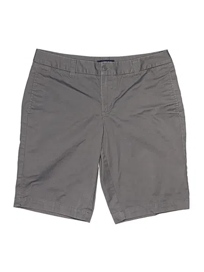 Pre-owned Lands' End Khaki Shorts In Gray