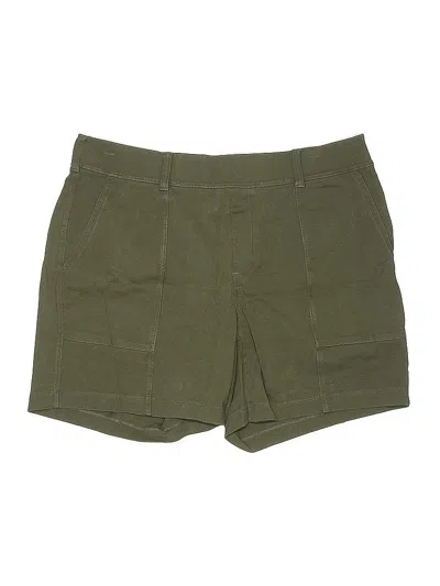 Pre-owned Lands' End Khaki Shorts In Green