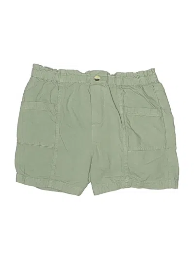 Pre-owned Lands' End Khaki Shorts In Green
