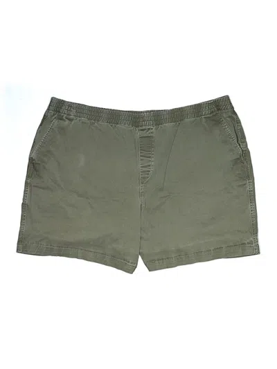 Pre-owned Lands' End Khaki Shorts In Green