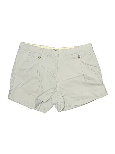 Pre-owned Lands' End Khaki Shorts In Ivory