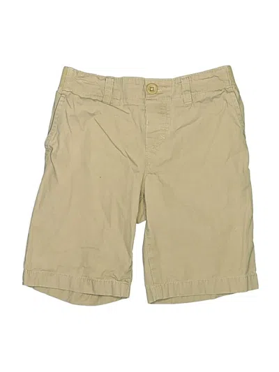 Pre-owned Lands' End Kids'  Khaki Shorts In Tan