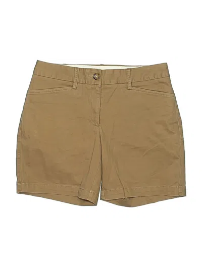 Pre-owned Lands' End Khaki Shorts In Tan
