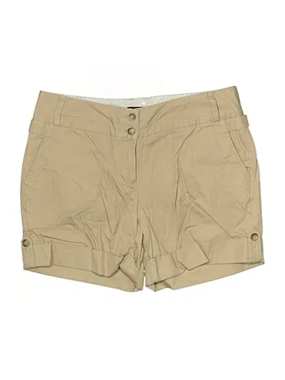 Pre-owned Lands' End Khaki Shorts In Tan