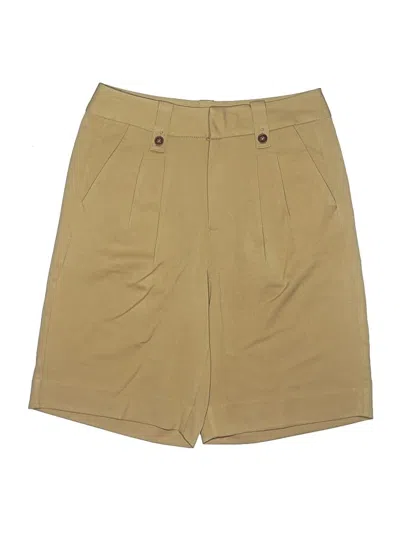 Pre-owned Lands' End Khaki Shorts In Tan