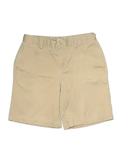 Pre-owned Lands' End Kids'  Khaki Shorts In Tan