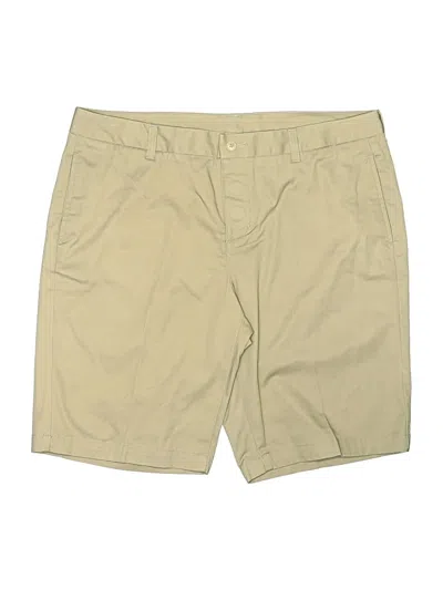 Pre-owned Lands' End Khaki Shorts In Tan