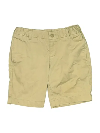 Pre-owned Lands' End Kids'  Khaki Shorts In Tan