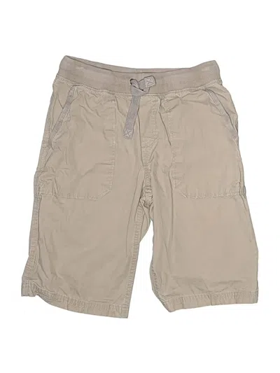 Pre-owned Lands' End Kids'  Khaki Shorts In Tan