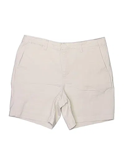Pre-owned Lands' End Khaki Shorts In Tan