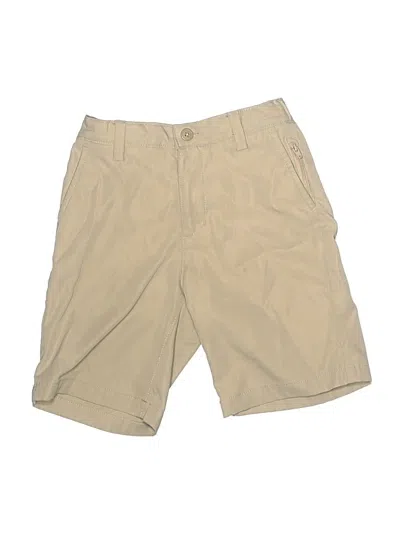 Pre-owned Lands' End Kids'  Khaki Shorts In Tan
