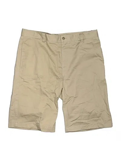 Pre-owned Lands' End Kids'  Khaki Shorts In Tan