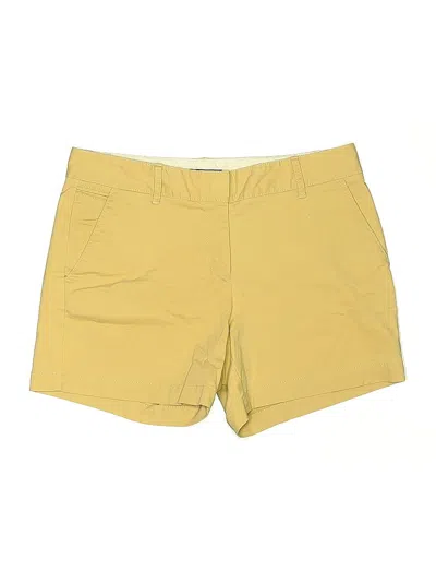 Pre-owned Lands' End Khaki Shorts In Yellow