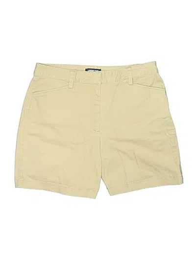 Pre-owned Lands' End Khaki Shorts In Yellow