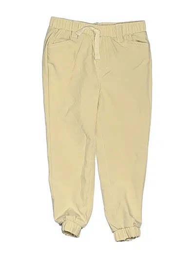 Pre-owned Lands' End Kids'  Khakis In Yellow