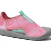 Lands' End Kids Adventurer Water Shoes In Salt Washed Pink