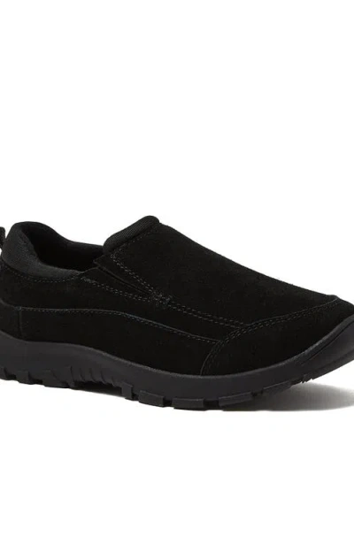 Lands' End Kids All Weather Suede Leather Slip On Moc Shoes In Multi