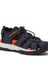 Lands' End Kids Closed Toe Water Sandals In Navy