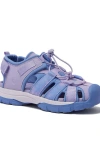 Lands' End Kids Closed Toe Water Sandals In Soft Lavender Tie Dye