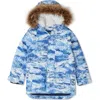 Lands' End Kids Expedition Waterproof Winter Down Parka In Blue