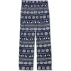 Lands' End Kids Flannel Pajama Pants In Blue